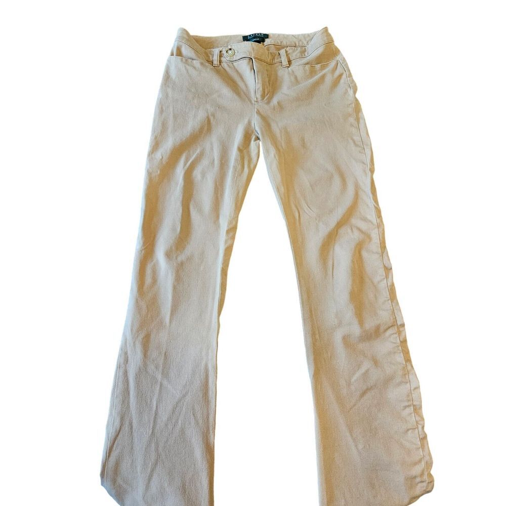 Lauren Ralph Lauren Adelle Pants/Jeans Tan Beige Light‎ Brown Womens Size 2 - Picture 3 of 7